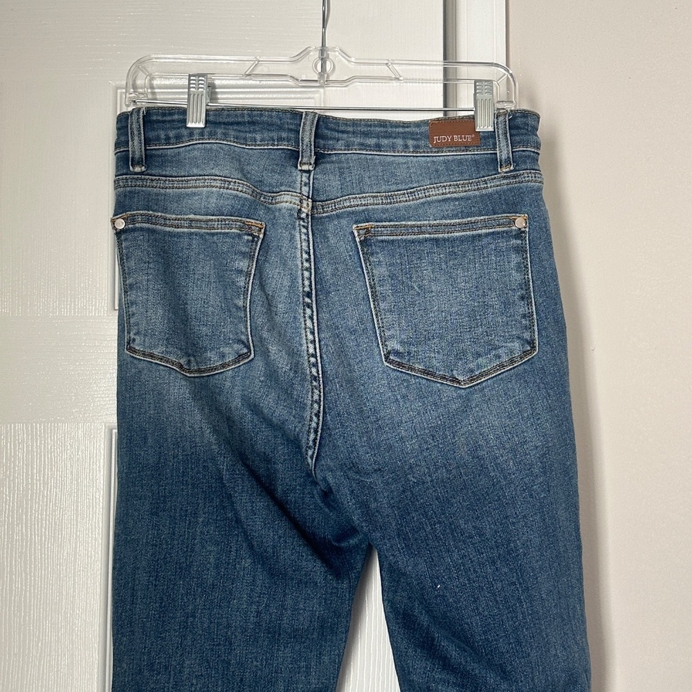 Judy Blue Boot Cut Distressed Women's Jeans Size Juniors 7/28 Medium - Picture 4 of 8
